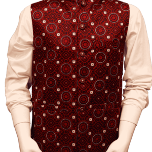 Ajrak waistcoat